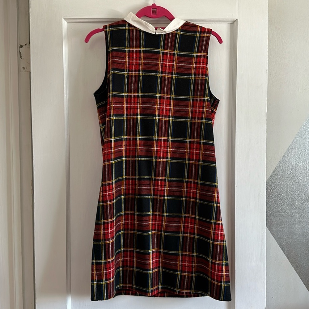 THML Red and Black Plaid Dress